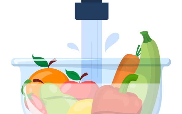 De cele mai multe ori, apa nu este suficientă pentru a spăla eficient fructele și legume. Pe piață, există numeroase soluții