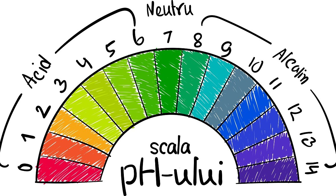 ce este ph-ul. scala ph-ului: de la 0 la 6 e acid, de la 6 la 8 e neutru, de la 8 la 14 e alcalin