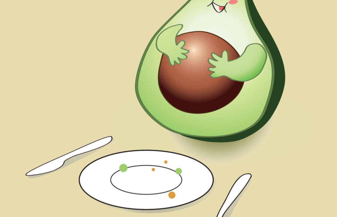 dieta disociata rezultate. O jumatate de avocado la masa. Samburele reprezinta burta plina