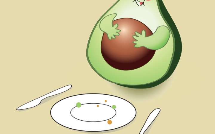dieta disociata rezultate. O jumatate de avocado la masa. Samburele reprezinta burta plina