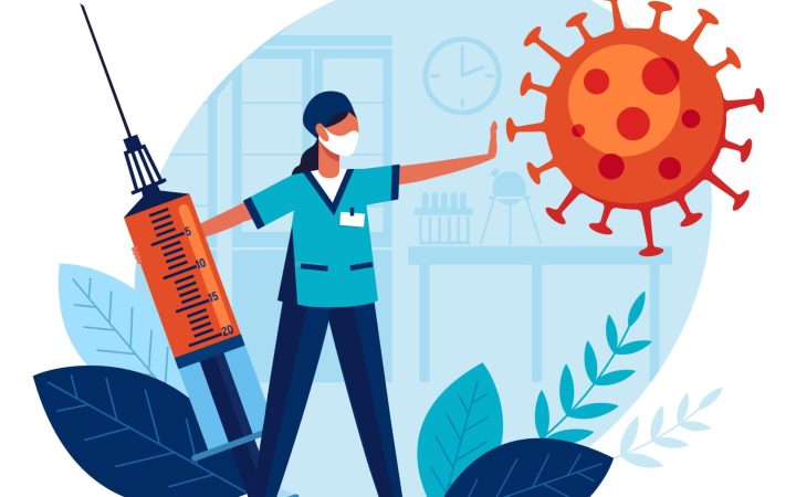 Imedait după vaccinare, nu mergeți în aglomerații pentru a nu risca o contaminare imediată.