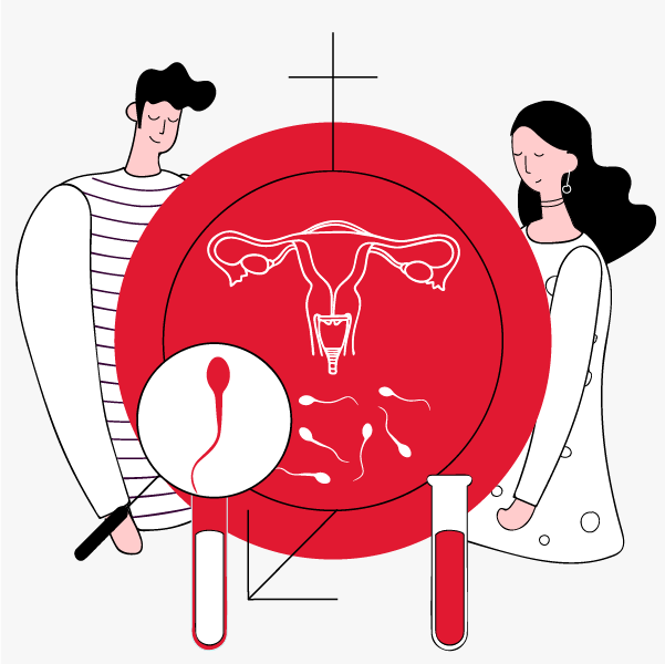 cuplu cu probleme de fertilitate