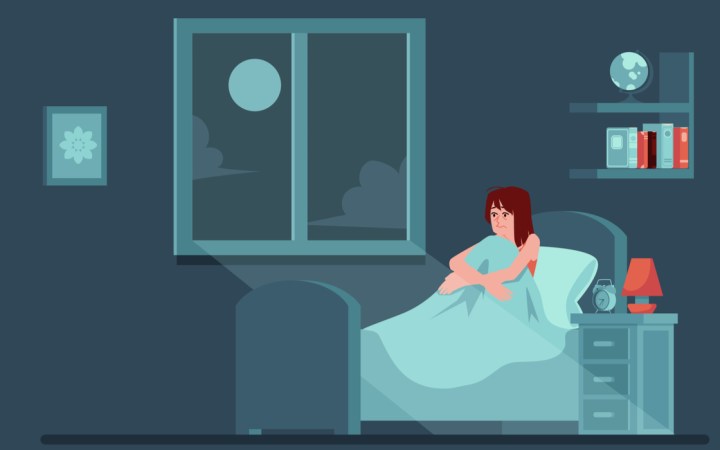 insomnie cum se trateaza. femeie care nu poate sa doarma noaptea, cand e luna plina