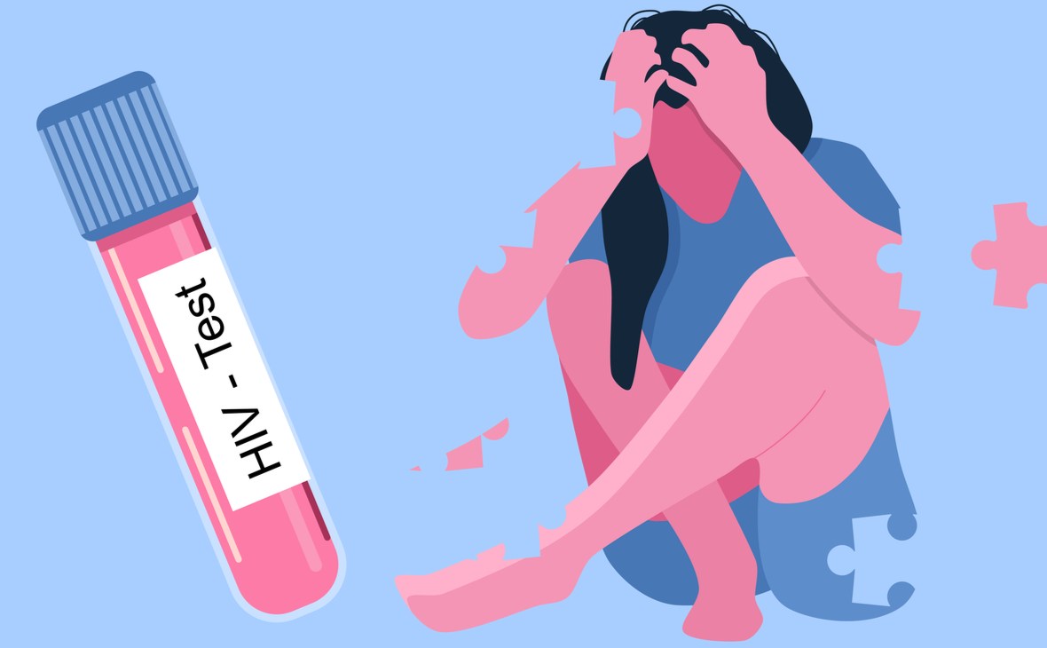 hiv nu e sida cum se manifesta infectia. femeie trista cu rezultat pozitiv la testul hiv