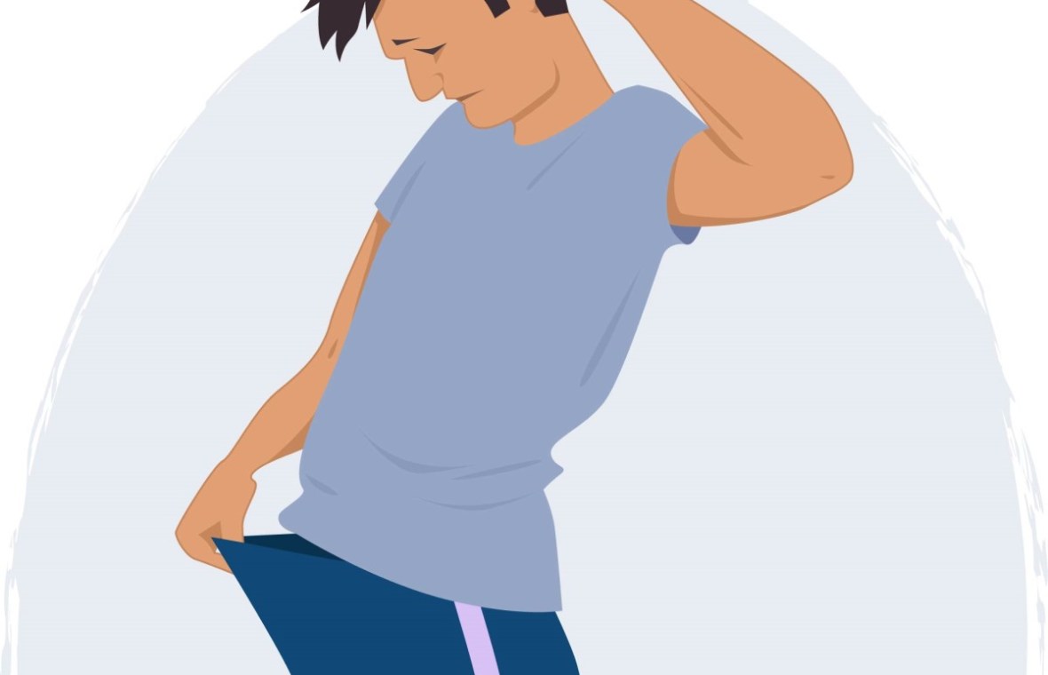 sifilis simptome transmitere tratament si vindecare. barbat care se uita in pantaloni