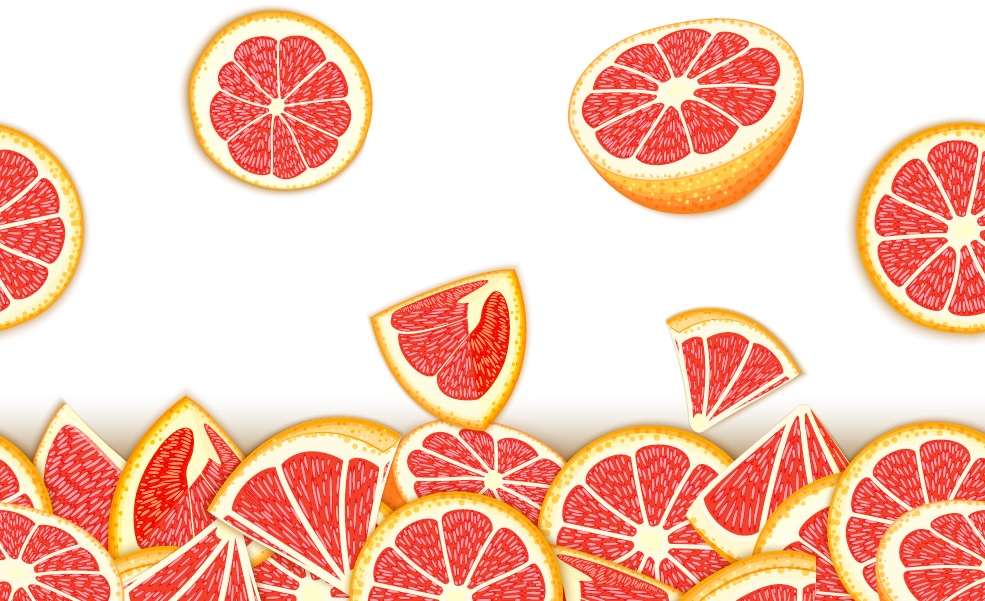 grapefruit beneficii impresionante pentru slabit. jumatati si felii de grapefruit in cadere