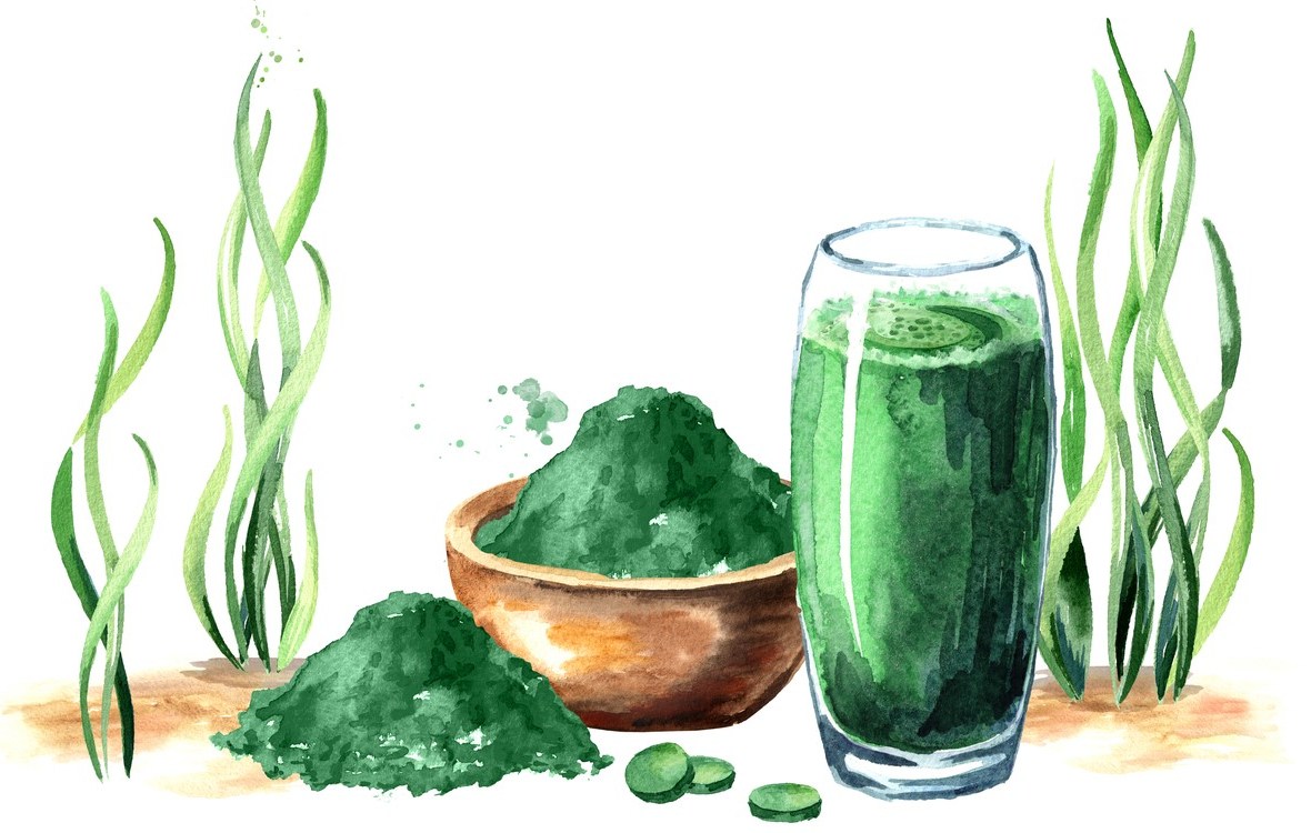 spirulina beneficii pentru slabit si anticancer. pudra, pastile, smoothie, alge verzi-albastre