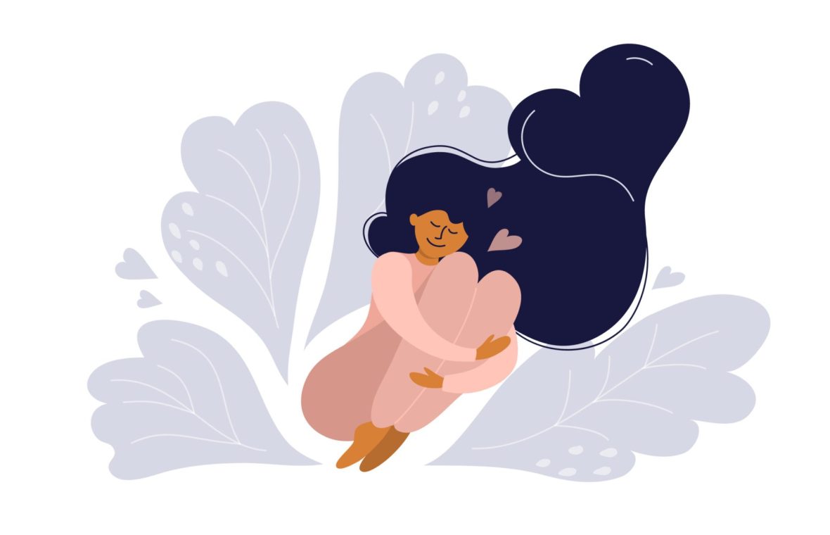 Femeie atentă la propriile nevoi - concept self-care