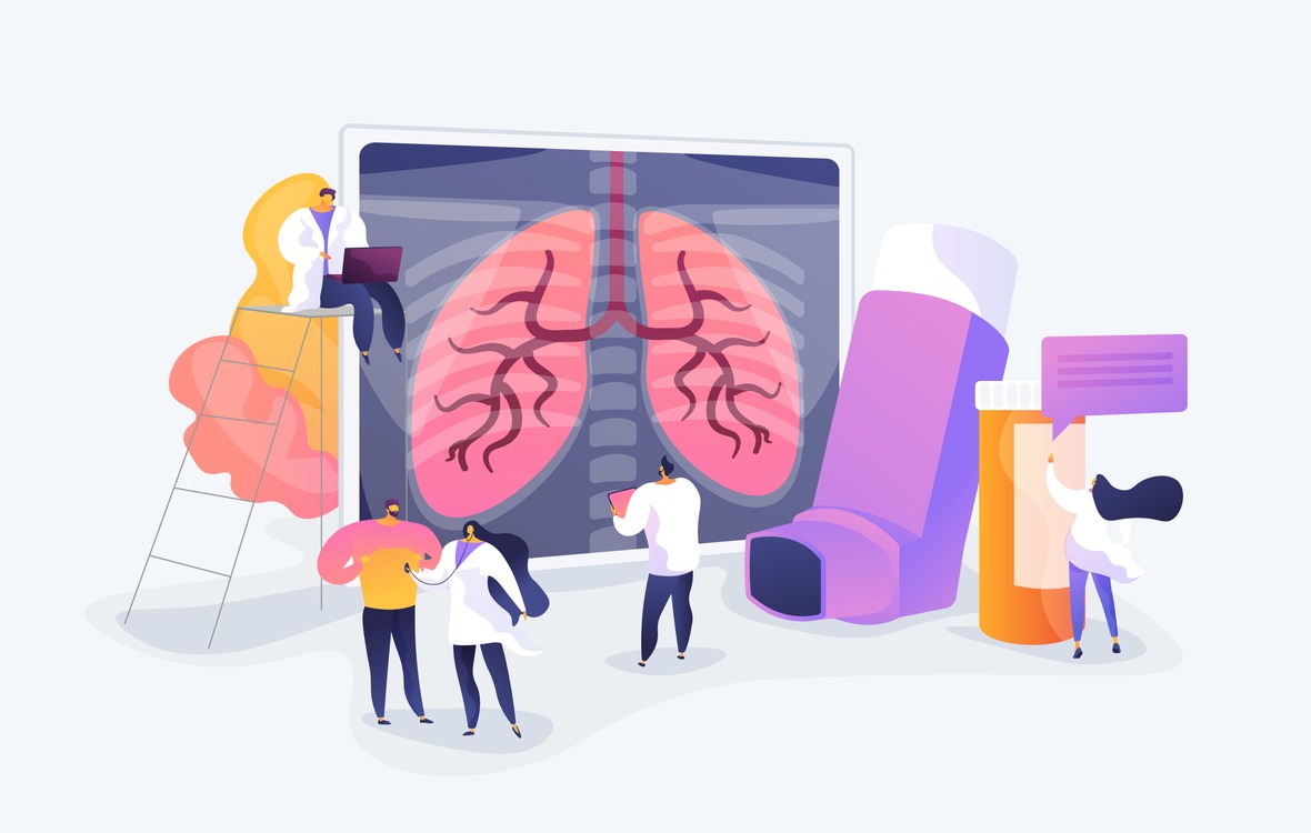 bpoc simptome tratament exercitii dieta barbat la medic, radiografie pulmonara, tratament inhalator
