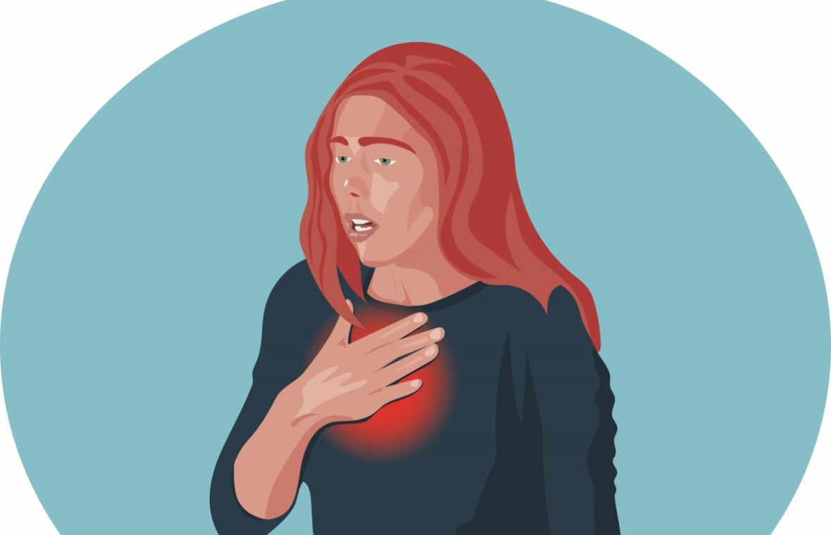 pneumonie interstitiala ce este si cum se trateaza corect. femeie cu dificultati de respiratie
