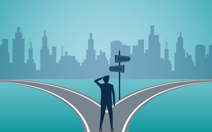 persoană confruntându-se cu o concediere și o reconversie profesională