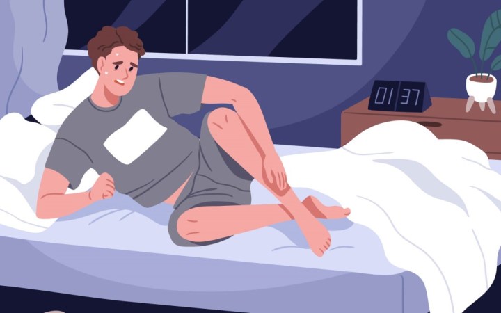 nervul sciatic simptome tratament pentru sciatica exercitii pozitii de dormit. barbat cu durere de spate provocata de nervul sciatic