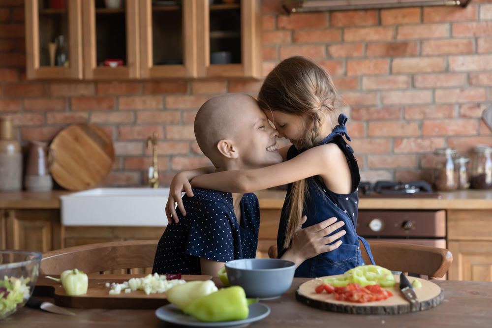 planul pentru primele 100 de zile dupa diagnosticul de cancer. mama pacient oncologic cu fiica gatesc