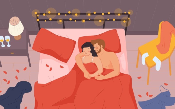 punctul g augmentare orgasm vaginal. cuplu in pat dupa sex