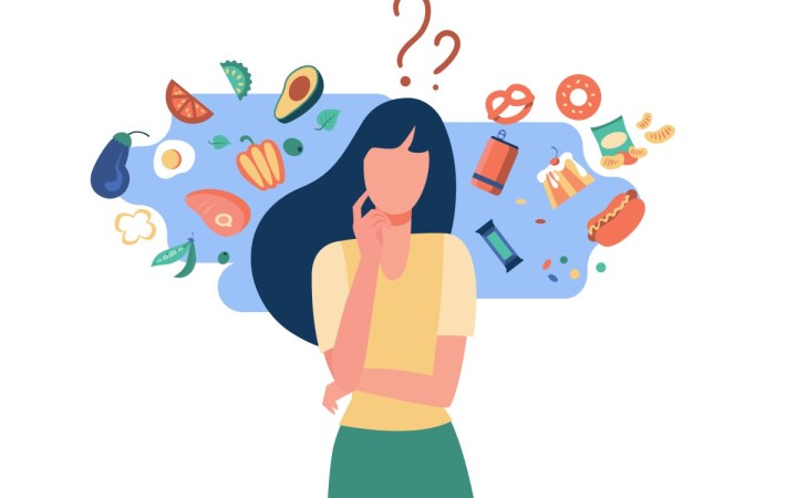 dieta în funcție de analize. femeie indecisa cu privire la dieta