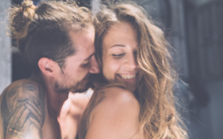 dorința sexuală. cuplu în intimitate