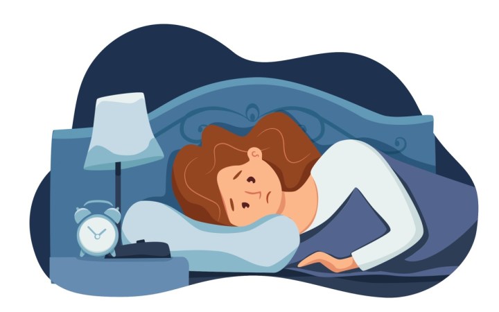 ce să faci când nu poți dormi. femeie cu insomnie