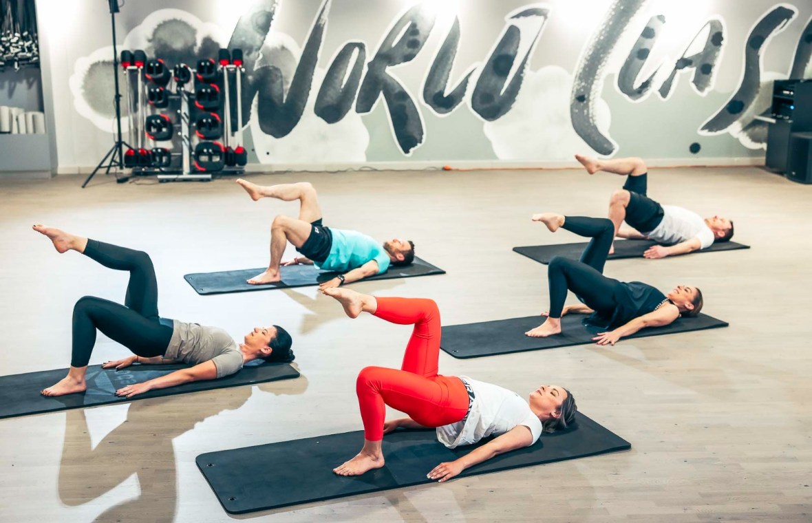 clasă de pilates la world class