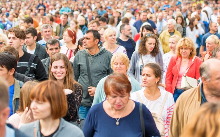 grup mare de oameni populație generală